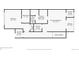 Second floor plan highlighting the bedrooms, bathrooms, and laundry area at 2700 E Louisiana Ave # 203, Denver, CO 80210