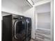Convenient laundry room with LG washer and dryer at 3738 Rosewalk Ct, Highlands Ranch, CO 80129