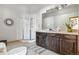 Bathroom with shower, vanity, and toilet at 10010 Steeplechase Dr, Franktown, CO 80116