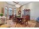 Elegant dining room with hardwood floors and classic furniture at 10010 Steeplechase Dr, Franktown, CO 80116