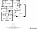 Detailed floor plan of the second floor showcases the layout, dimensions, and spatial relationships between the living spaces at 4967 E Lake Ave, Centennial, CO 80121