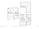 Detailed floor plan showcasing the layout of the home's rooms and dimensions on floor one and two at 14075 Scarlet Sage St, Parker, CO 80134