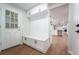 Inviting mud room with built-in bench, storage, and easy access to the front entry at 11383 W 28Th Ave, Lakewood, CO 80215