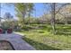 Outdoor space featuring a stone patio with a grassy area at 424 Peery Pkwy, Golden, CO 80403