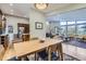 Open-concept living space connects kitchen, dining, and living areas at 424 Peery Pkwy, Golden, CO 80403