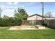 Three raised garden beds in the backyard offer space for growing plants at 3322 Simms St, Wheat Ridge, CO 80033