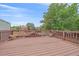 Outdoor deck with wood floors and a railing at 1356 N Marion St, Denver, CO 80218