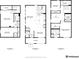 Detailed floor plan showcasing layout of three floors including bedrooms, kitchen, and Gathering room at 7602 S Yakima Ct, Aurora, CO 80016