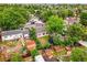 Aerial view of property highlighting the backyard and surrounding lush green landscape at 7751 Niagara St, Commerce City, CO 80022
