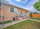 Charming home with a fenced front yard and green grass at 7751 Niagara St, Commerce City, CO 80022