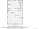 Floor plan showing basement with measurements 21'5