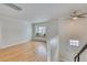 Inviting living area with hardwood floors, a cozy window seat, and natural light at 2152 Grant St, Longmont, CO 80501