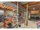 Unfinished basement with utilities and ample storage space at 10310 E Jewell Ave # 55, Aurora, CO 80247
