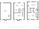 Detailed floor plan showcasing the layout of the basement, living areas, kitchen, and bedrooms at 10310 E Jewell Ave # 55, Aurora, CO 80247