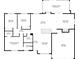Detailed floor plan showing bedrooms, bathrooms, kitchen, living room, dining area, garage, and screened porch at 2427 S Eldridge Ct, Lakewood, CO 80228