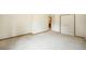 Clean, empty bedroom featuring neutral carpet and trim, awaiting a personal touch at 1590 Longview Cir, Monument, CO 80132