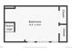 Basement floor plan showcasing bedroom layout with closets and stairwell at 1922 E 18Th Ave, Denver, CO 80206