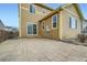Spacious stamped concrete patio with steps, perfect for outdoor seating and entertaining at 10057 Granby St, Commerce City, CO 80022
