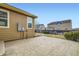 Stamped concrete patio offers a great space for outdoor entertaining at 10057 Granby St, Commerce City, CO 80022