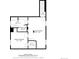 Detailed floor plan of basement showcasing primary bedroom, bath, and recreation room at 1804 S Corona St, Denver, CO 80210