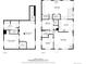 Floor plans for first and second floor with bedrooms, baths, and recreation room at 1804 S Corona St, Denver, CO 80210