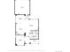 Main floor plan showing the kitchen, living room, dining area, Gathering room, garage and balcony at 3529 Xanthia Ct, Denver, CO 80238