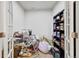 Office space with built in shelving and plenty of storage at 3529 Xanthia Ct, Denver, CO 80238