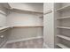 Well-organized walk-in closet with wooden rods, shelving, and plush carpeting, providing ample storage space at 3529 Xanthia Ct, Denver, CO 80238