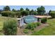 Marina Club at Hunters Glen sign surrounded by well-maintained landscaping and recreational facilities at 1473 E 130Th Dr, Thornton, CO 80241