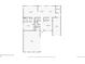 First floor plan featuring the living room, dining area, kitchen, laundry room, garage, and backyard patio access at 11957 S Swift Fox Way, Parker, CO 80134