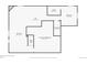 Basement floor plan featuring flex area, bar, bedroom, bathroom, closet, and unfinished storage at 11957 S Swift Fox Way, Parker, CO 80134