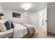 Cozy bedroom with white walls, plush carpet, and a serene atmosphere for restful nights at 1730 N Gaylord St, Denver, CO 80206