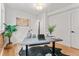 Bright home office with modern desk, wood floors and stylish decor at 1730 N Gaylord St, Denver, CO 80206