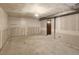 Spacious unfinished basement with drywall and lighting fixtures, ready for renovation and personalization at 4291 W Wagon Trail Dr, Littleton, CO 80123