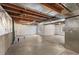 Unfinished basement offering potential for customization and additional living space at 650 Olympia Ave, Longmont, CO 80504