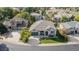 Aerial view of the home showcasing the surrounding neighborhood and manicured lawn at 11017 Meade Ct, Westminster, CO 80031