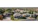 Aerial view of neighborhood with mature trees and homes on spacious lots at 11017 Meade Ct, Westminster, CO 80031