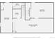 Basement floor plan displaying layout of rooms, dimensions, and electrical at 5876 W Canyon Ave, Littleton, CO 80128
