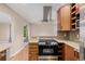 A well-appointed kitchen offers modern appliances and ample countertop space at 8231 E Lehigh Dr, Denver, CO 80237