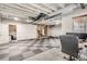 Unfinished basement with a door, ready to be transformed into a customized living space at 9012 Borrowdale Ln, Parker, CO 80134