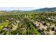 A high altitude view of homes and residences with beautiful mountain views at 10 Sand Cherry, Littleton, CO 80127