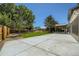 Backyard featuring a concrete patio, wooden fence, and a pergola at 4351 E 109Th Ave, Thornton, CO 80233