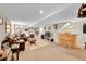 Finished basement with bar area, perfect for entertaining guests at 2409 S Halifax Way, Aurora, CO 80013
