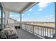 Deck overlooks scenic landscape views with chairs for relaxing at 616 Scrubjay Cir, Castle Rock, CO 80104