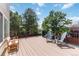 Spacious deck offering ample seating for relaxation and enjoyment of the outdoor surroundings at 9169 Fox Fire Way, Highlands Ranch, CO 80129