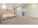 Basement bedroom featuring carpeted floors, closet, and access to other areas at 9169 Fox Fire Way, Highlands Ranch, CO 80129