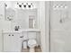 Bathroom featuring a vessel sink, modern vanity, and glass-enclosed shower at 9169 Fox Fire Way, Highlands Ranch, CO 80129