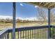 Enjoy beautiful views from this balcony, featuring a walking path and a scenic natural field at 1351 S Cathay Ct # 102, Aurora, CO 80017