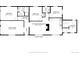Detailed floor plan showcasing the layout of the bedrooms, kitchen, living room, and laundry at 11827 Brook Rd, Golden, CO 80403