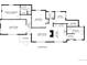 Detailed floor plan showcasing the layout of the home, including bedrooms, living areas, and kitchen at 11827 Brook Rd, Golden, CO 80403